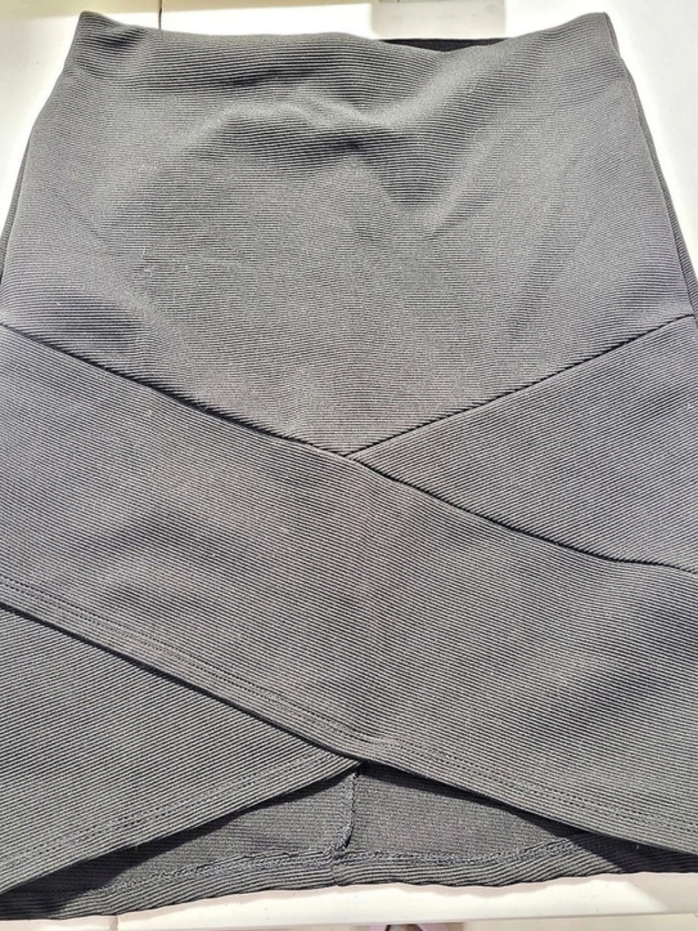 Joe Benbasset Wrap Mini Skirt in Gray Size Small Like New